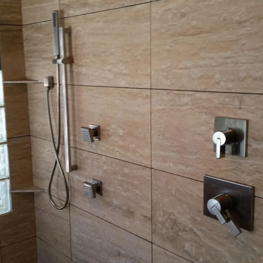 Shower fixture installation for Gas Line Repair in Granite City